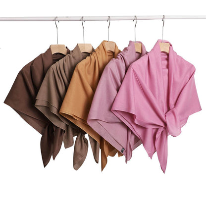 High-Quality Polyester Square Scarf Hijab Shawl - Price Value Store