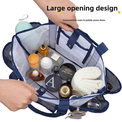 Large Capacity Foldable Mesh Beach Bag for Swimming and Travel - Price Value Store