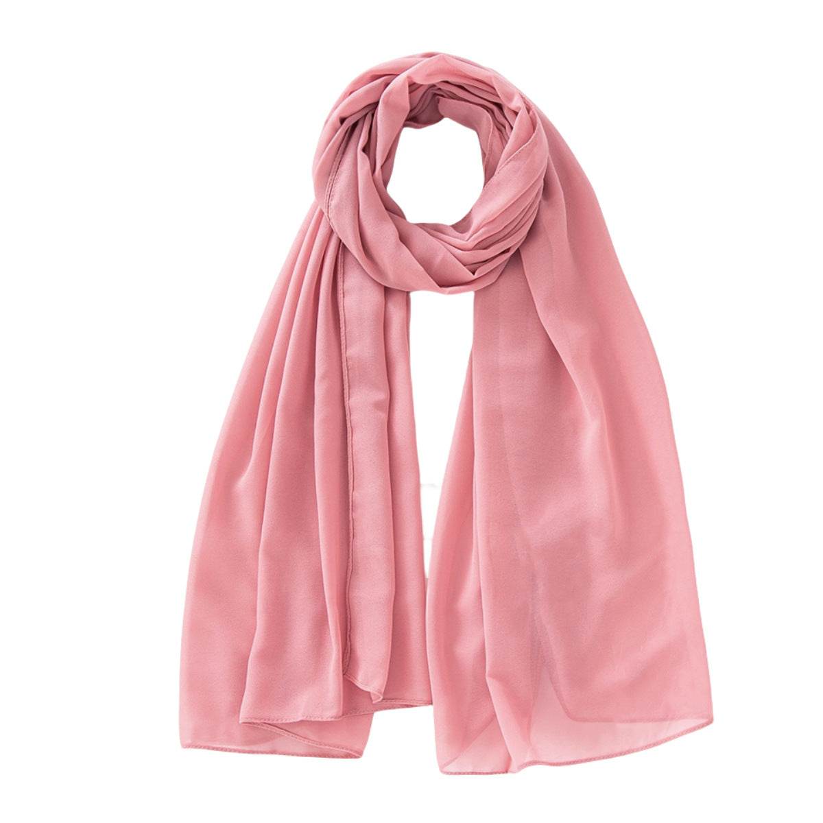 Monochrome Pearl Chiffon Bubble Scarf - Price Value Store