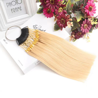 Wig Dyeing Color Plate Real Hair Styling Practice Tool