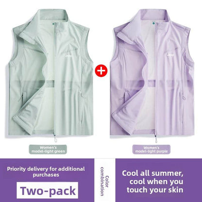 Ice Silk Sun Protection vest - Price Value Store