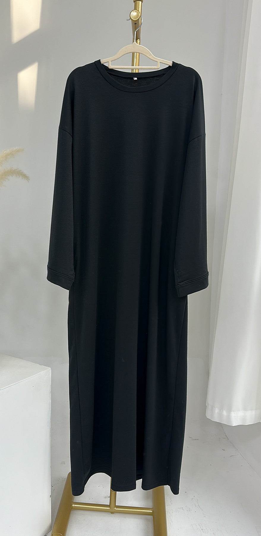 Solid-color hoodie dress - Price Value Store