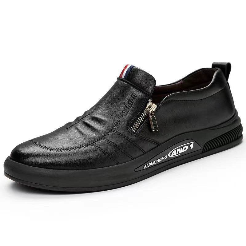 Men's leather white sneakers - Price Value Store