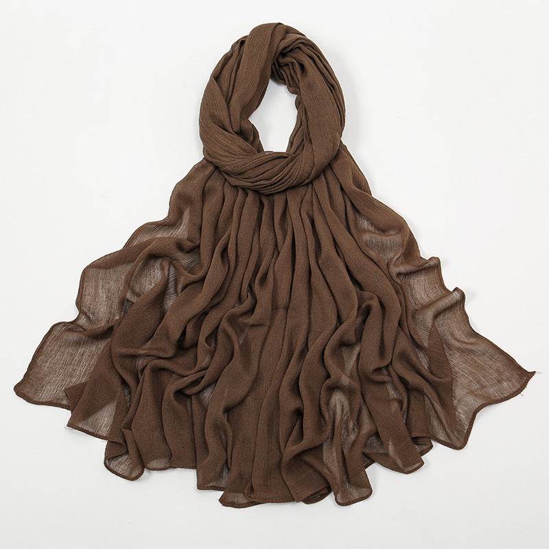 Solid-color simple headscarf - Price Value Store