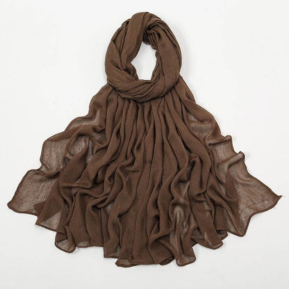 Solid-color simple headscarf - Price Value Store