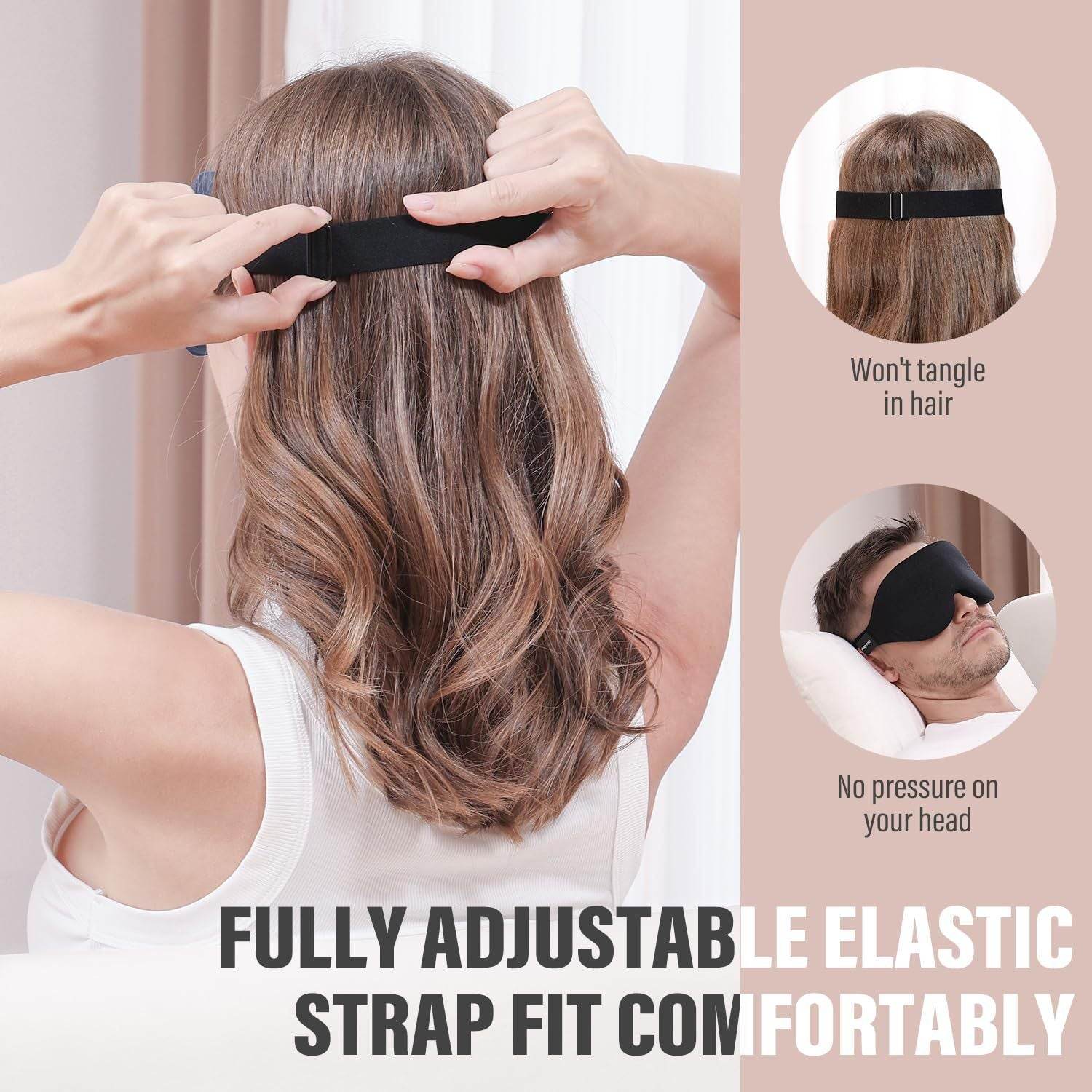 Full light-blocking sleep eye mask - Price Value Store