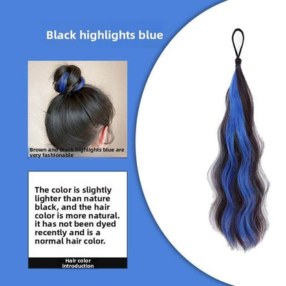 Colorful Hand-Woven Synthetic Hair Ponytail Bundles for Volume & Styling - Price Value Store