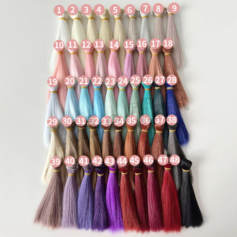 Cotton doll wig