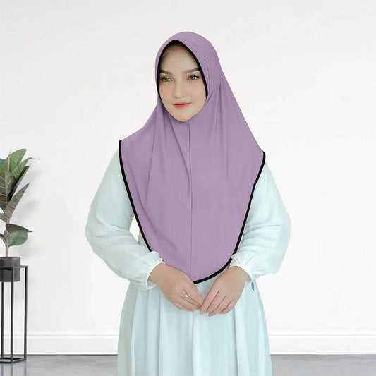 Contrasting color patchwork headscarf - Price Value Store
