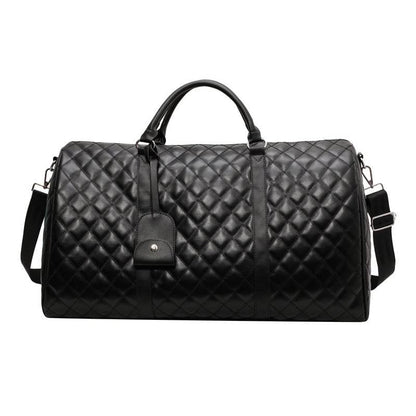 PU checkered travel bag - Price Value Store