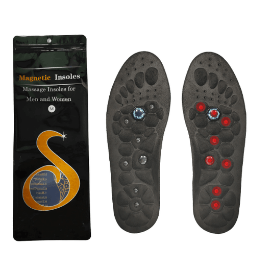 Transparent Magnetic Insole Men's Breathable Insole Running Sports Shock Absorbing Massage Insole Women's Tailable Magnetic Therapy Insole - Price Value Store