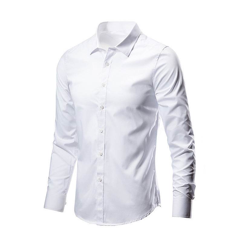 Men's Long/Short Sleeve Slim Fit Non-Ironing Casual Shirt - Price Value Store