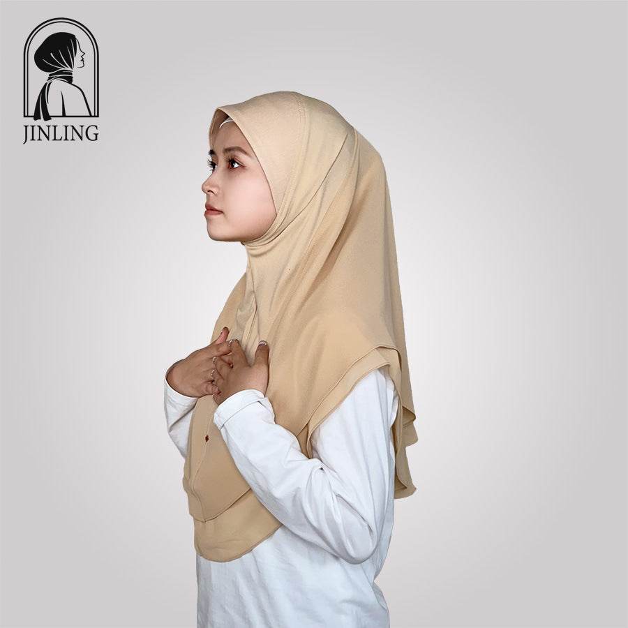 Double-layer chiffon long silk scarf headscarf - Price Value Store