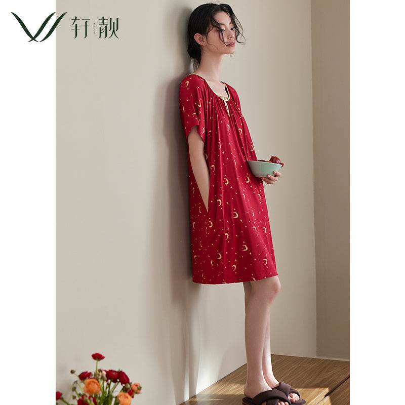 Summer thin short-sleeved modal cotton sexy pajamas - Price Value Store