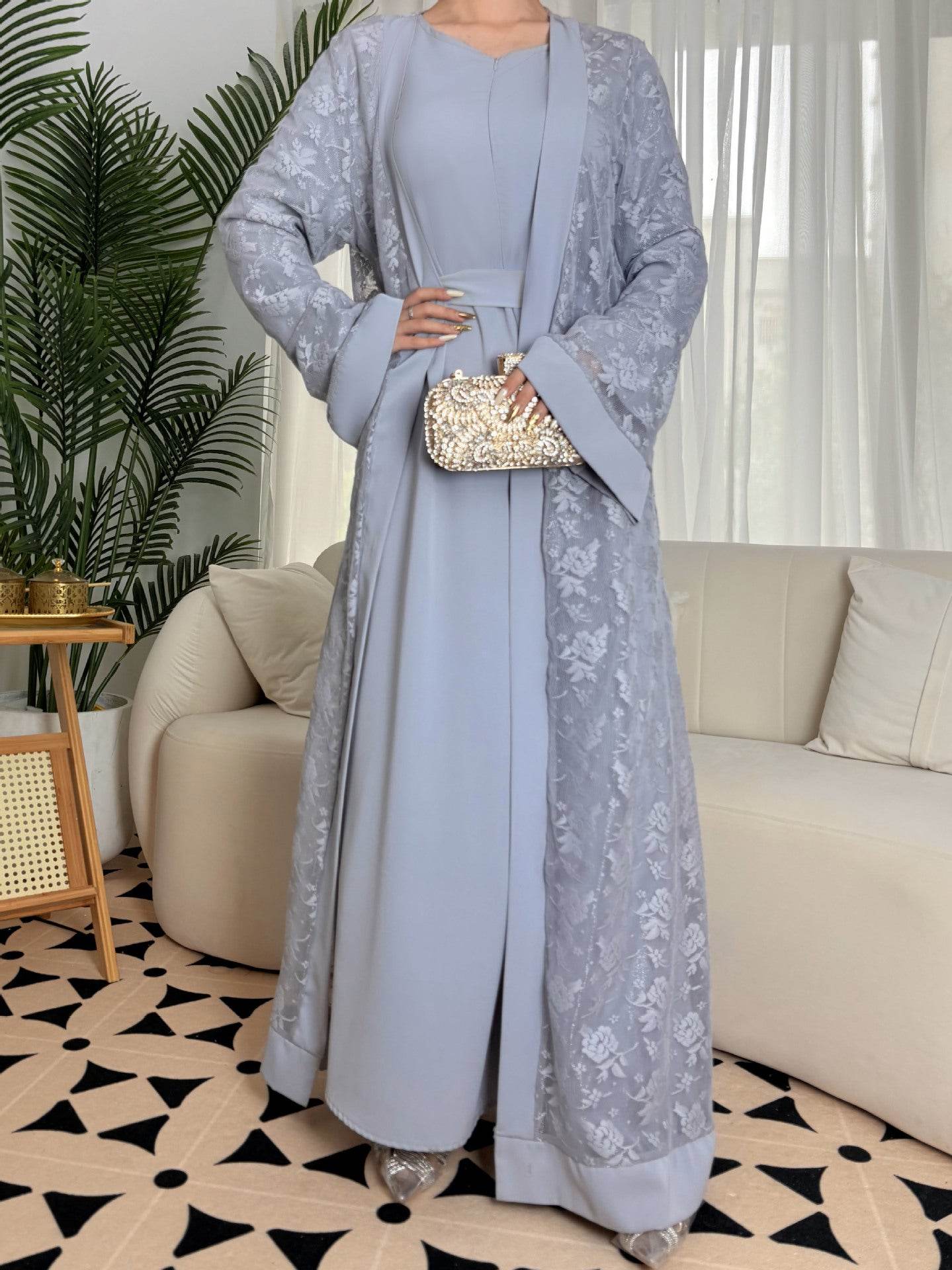 Lace two-piece dress - Price Value Store