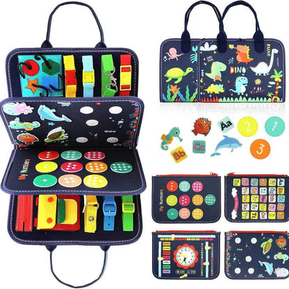 Montessori Felt Busy Board for Kids - Early Educational DIY Activity Toy - Price Value Store