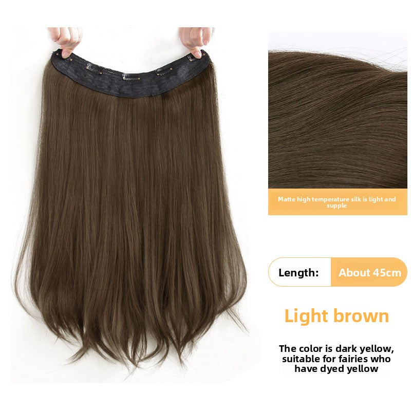 One-Piece Wig, Long Straight Hair