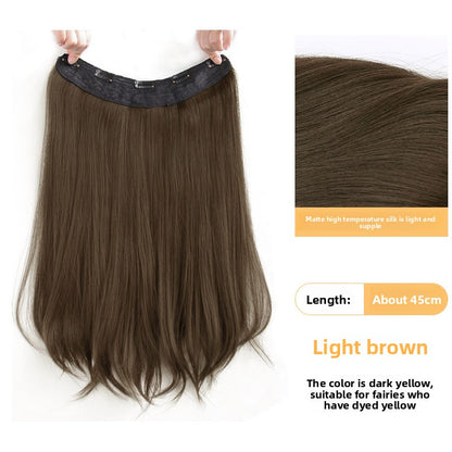 One-Piece Wig, Long Straight Hair