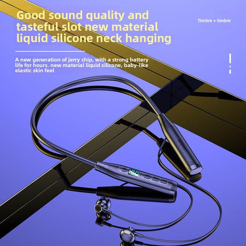 Dual Battery Bluetooth Headset Wireless Hanging Neck Type - Price Value Store