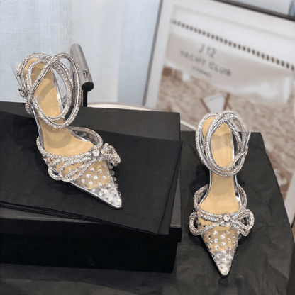 Baotou High Heel Pointed Toe Sandals - Price Value Store