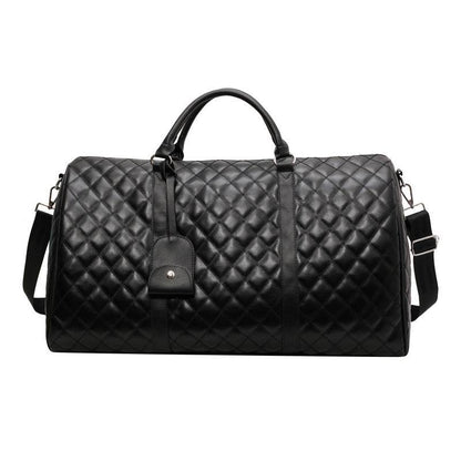 PU checkered travel bag - Price Value Store
