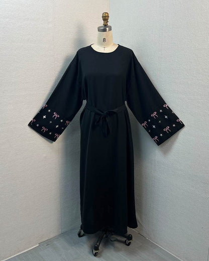Embroidered floral robe - Price Value Store