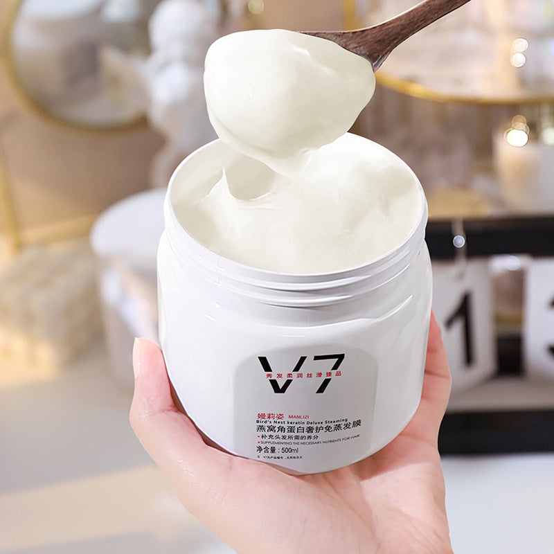 Improving dry frizz smooth hair mask