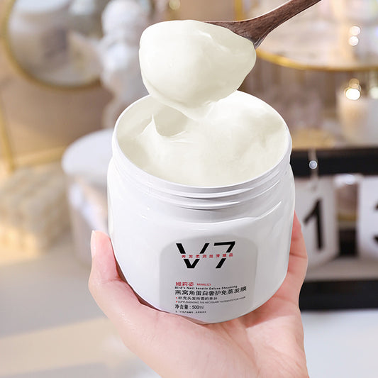 Improving dry frizz smooth hair mask