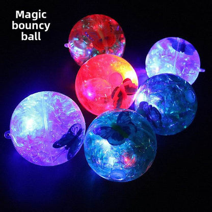 Crystal elastic ball transparent glittering toy - Price Value Store