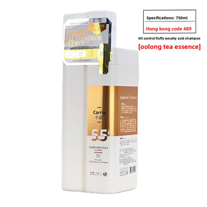Weakly acidic shampoo and conditioner
