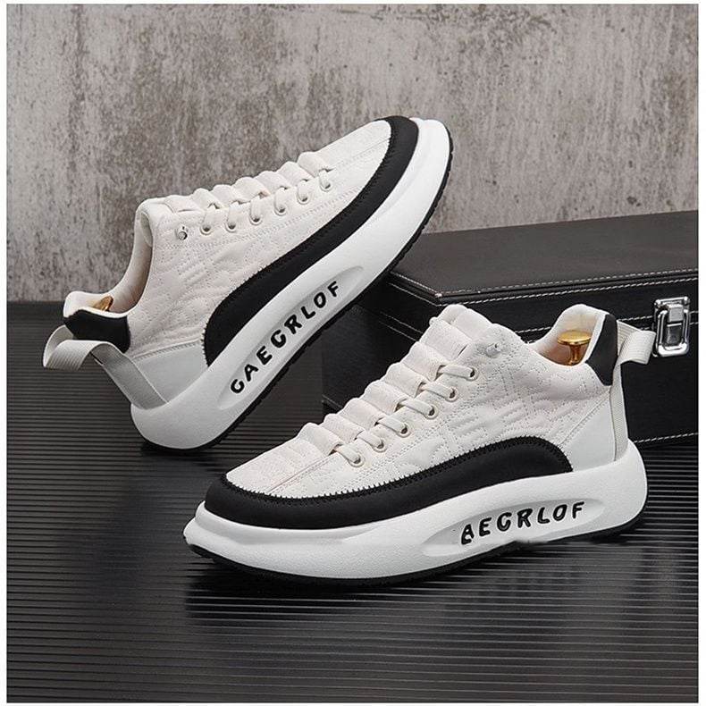 Leather men's casual durable slip-on shoes - Price Value Store