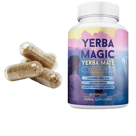 Yerba mate tea capsule bottle - Price Value Store