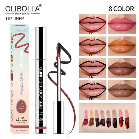Tear lip liner waterproof lasting non-fading moisturizing doodle lip lipstick lip gloss lip glaze - Price Value Store