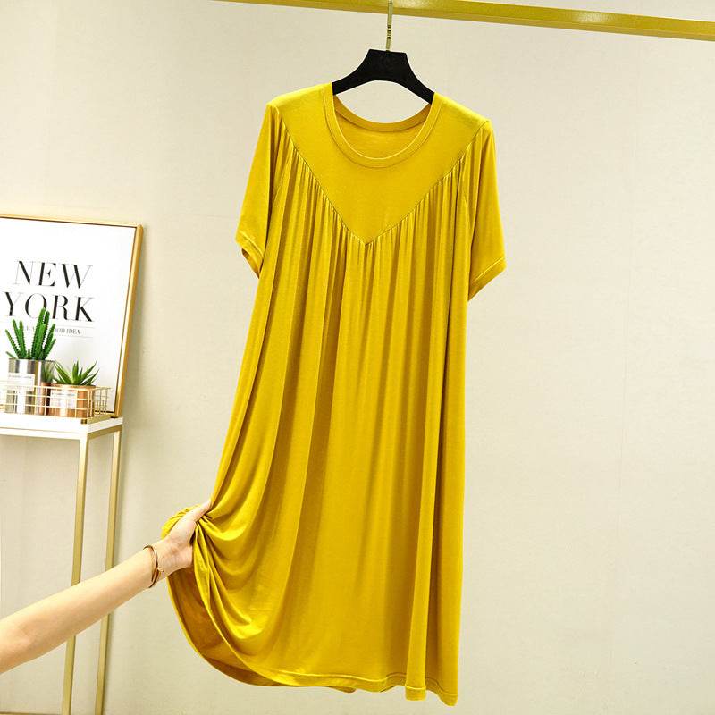 Modal Summer Nightdress Loose Fit Casual Dress for Women - Price Value Store