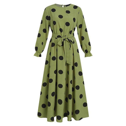 Long Sleeve Loose Swing Dress - Price Value Store