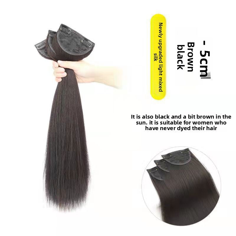 Long straight hair wig