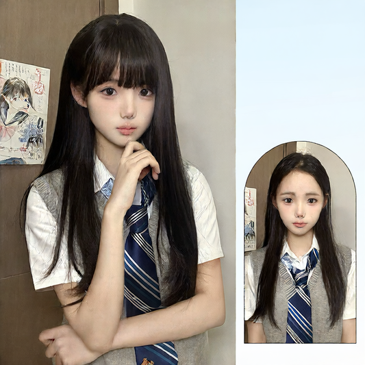One-piece wig