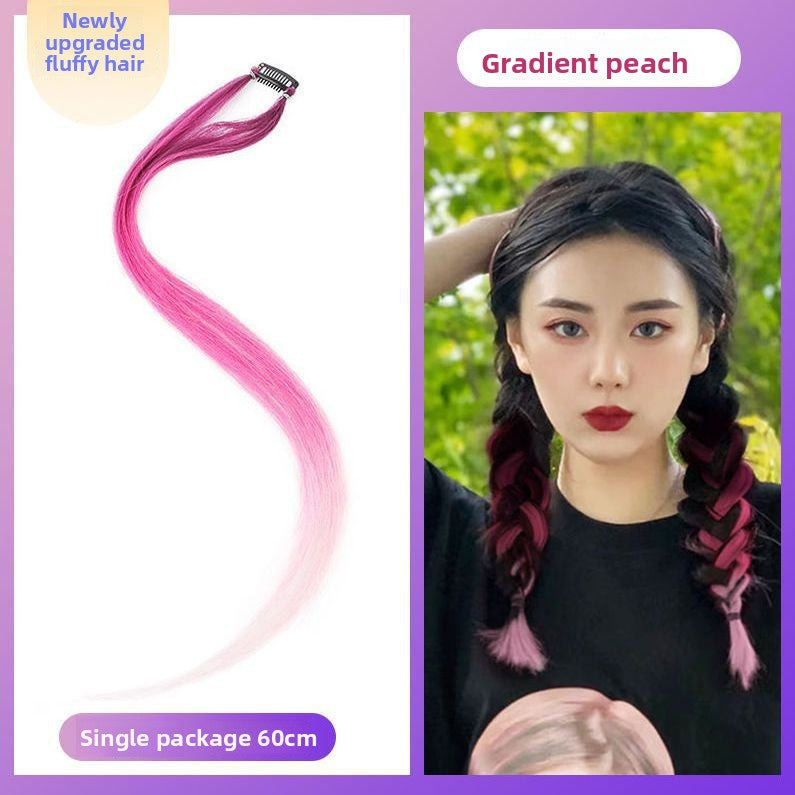 One-piece invisible braided hair rope