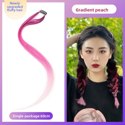 One-piece invisible braided hair rope