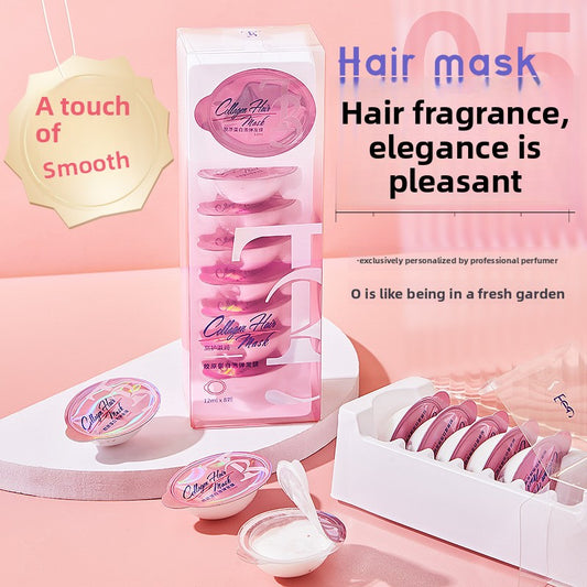 Collagen cannonball hair mask