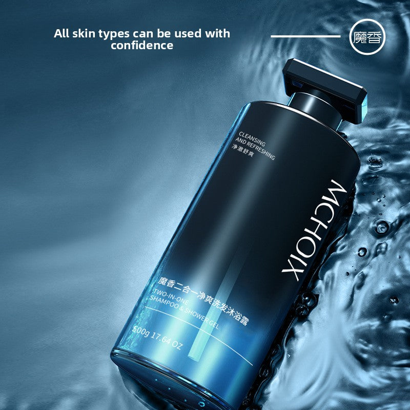 Anti-Dandruff Men's Two-In-One Shampoo and Shower Gel