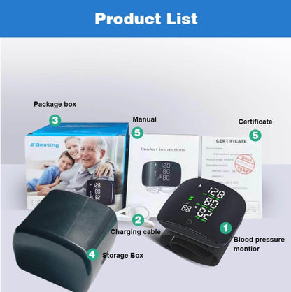 Blood pressure monitor fully automatic electric intelligent blood pressure measuring instrument - Price Value Store