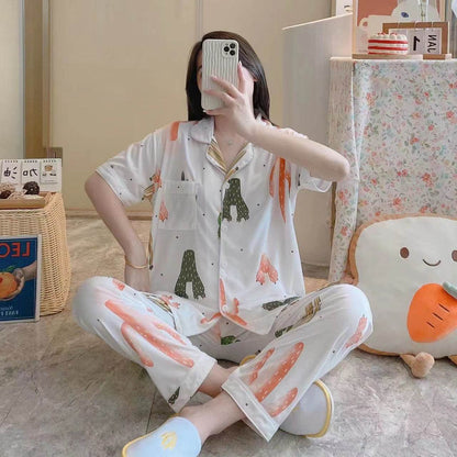 Long pants and cardigan home wear - Price Value Store