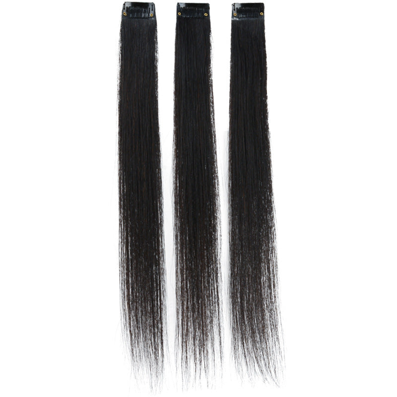 A completely real human hair invisible wig without any trace