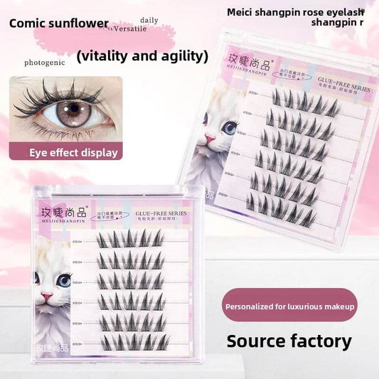 Sunflower style false eyelashes - Price Value Store