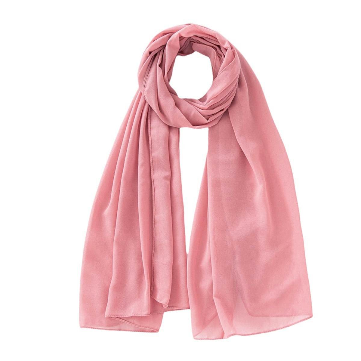 Monochrome Pearl Chiffon Bubble Scarf - Price Value Store
