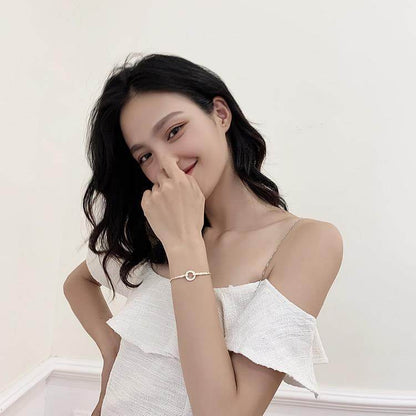 Ring-shaped adjustable snake bone bracelet - Price Value Store