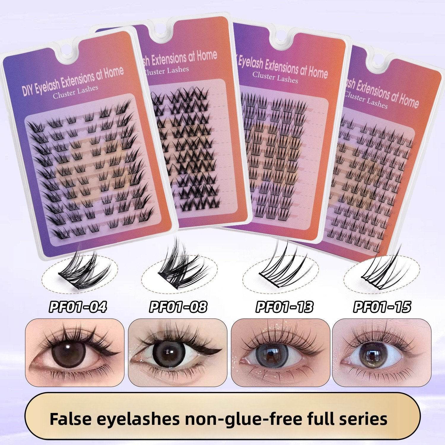 Natural Black Stem False Eyelashes - Price Value Store