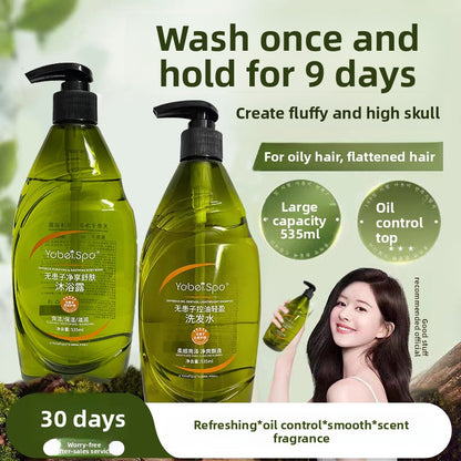 Refreshing oil-control and anti-dandruff shampoo