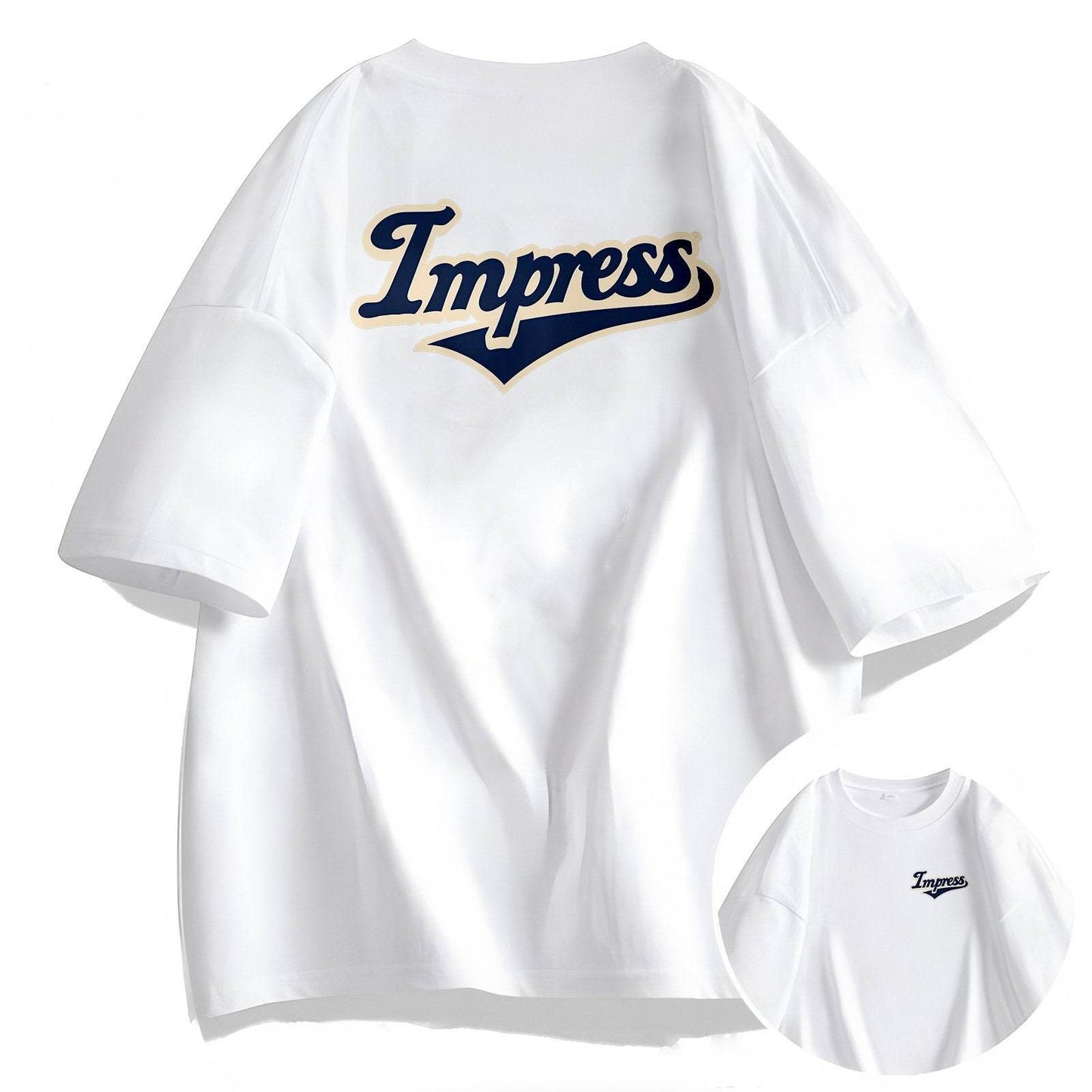 A versatile men's round-neck half-sleeved top - Price Value Store